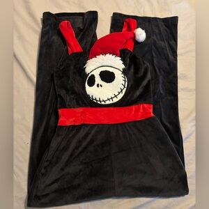 Black and Red Jack Skellington onsie.